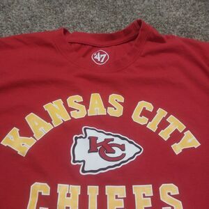 Kansas City Chiefs T-Shirt Men's XL Red ’47 Brand NFL Football Tee